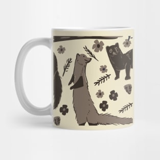 Fisher Martens Pattern Vanilla and chocolate Mug